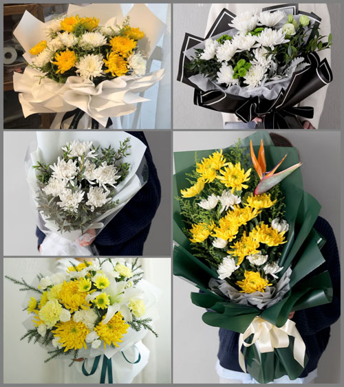 江苏扬州广陵区产业园万寿村白事花束代送